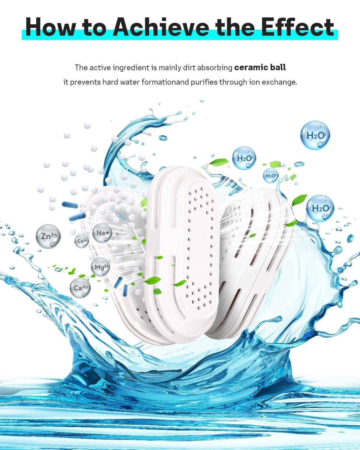 Leemone 4 Pack Humidifier Demineralization 1 Count (Pack of 4), 4 White
