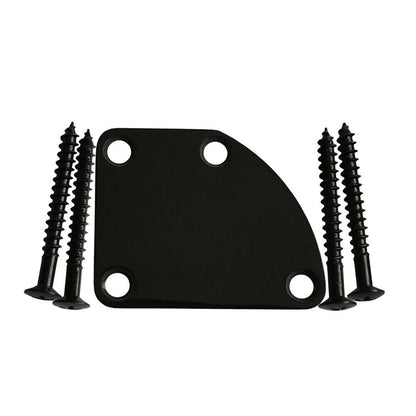 4-Hole Electric Guitar Neck Plate Cutaway Neck Joint Plate for Strat Tele Bass d