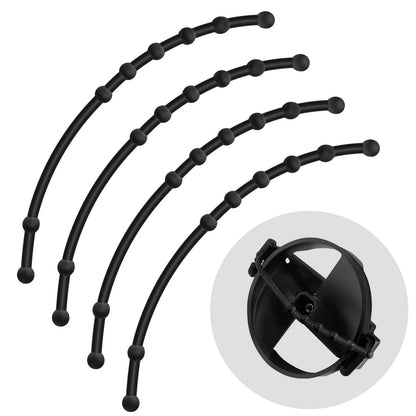 4pcs Rubber Guard Strap,Power Blade Protectors,Ice Auger One Size,