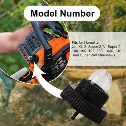For Homelite Chainsaw Fuel Gas Cap A01372A UP05955 For XL XL-2 Super 2 240