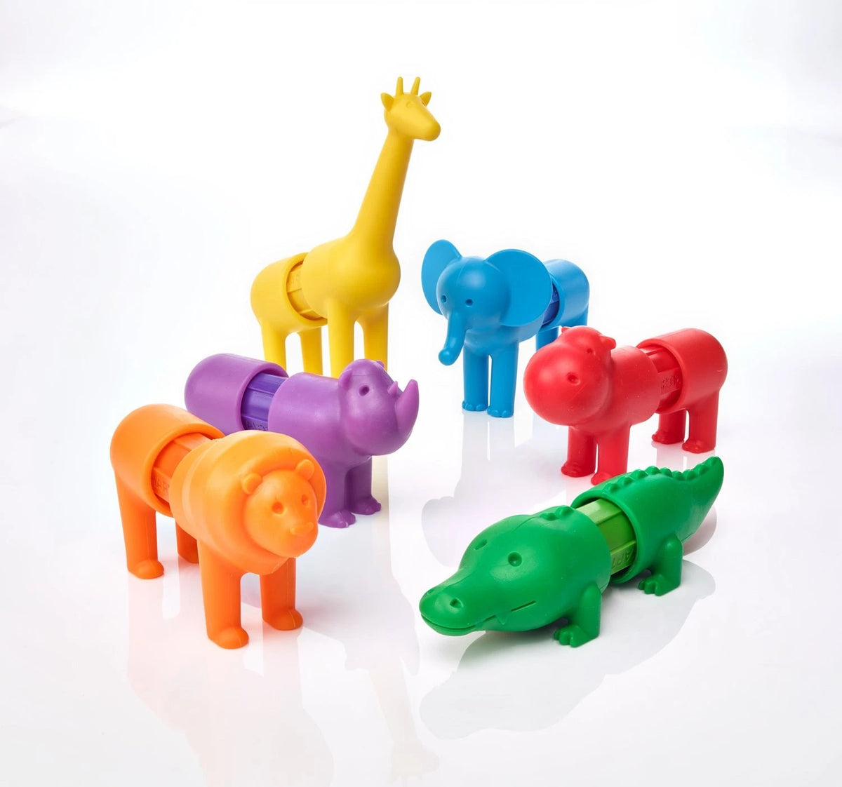 SmartMax My First Safari Animals STEM Magnetic 38 x 8 x 30 cm, Multicolor