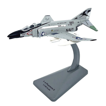 14cm Diecast Alloy 1/144 Scale F-4 Phantom II Fighter Desk Model