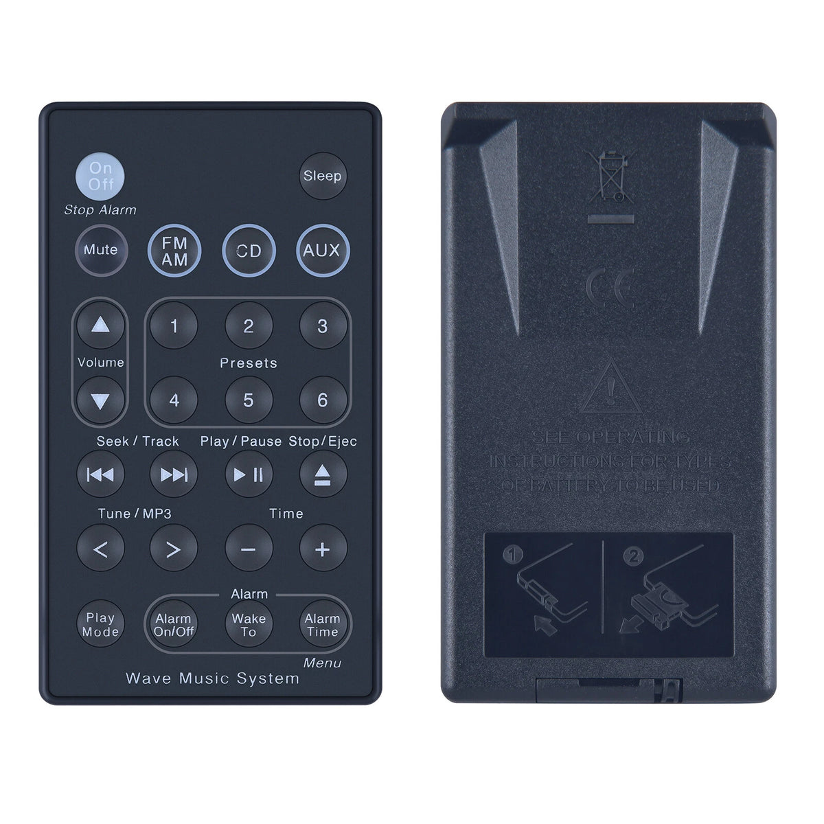 Replacement Remote Control For Bose Wave Music System AWRCC1 AWRCC2 Radio/CD