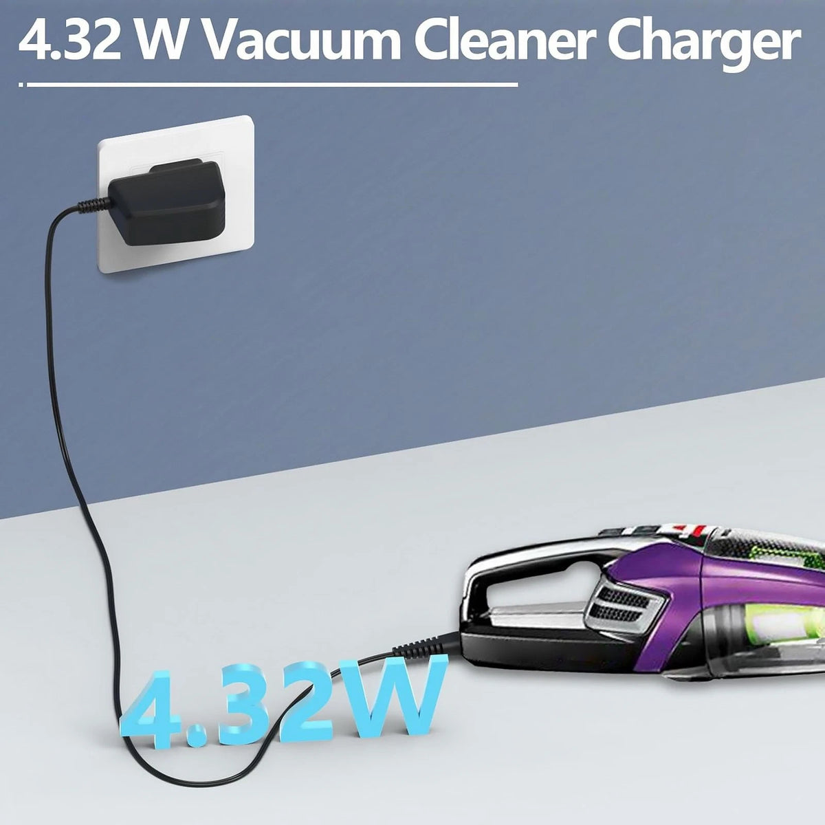 1PCS 100-240V 50/60HZ Input Charger Fit For Bissell Vacuum Cleaner 2390 2390A