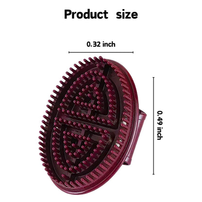 2pcs Meridian Brush Massage, 2025  Massage Pressure Brush, Brown