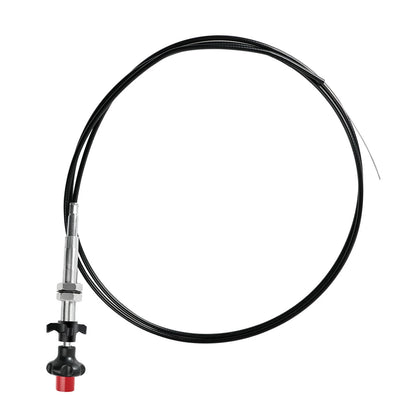 55204 Multi Purpose Control Cable ith 2 In. Black Knob, 10 Ft. Length Universal