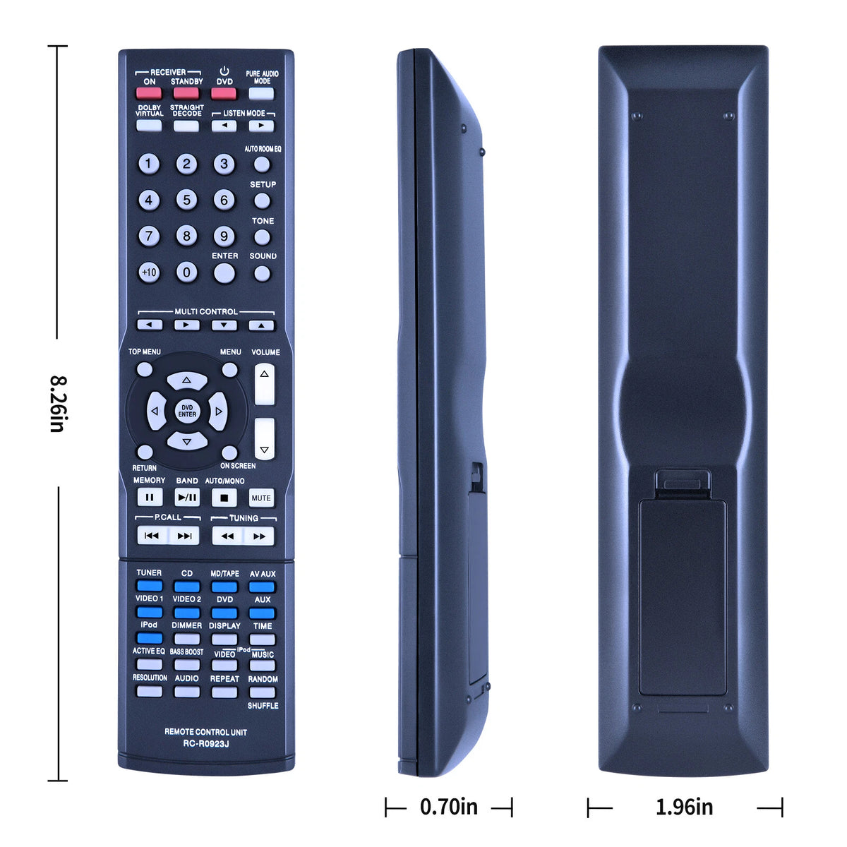 RC-R0923J Remote Control For Kenwood AV Receiver KRF-V8300D  KRF-V9300D
