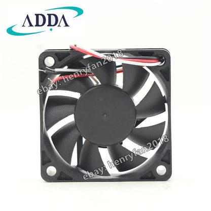 ADDA AG06012UX159301 Axial Fan 12VDC 0.17A 60*60*15MM 3-wire Case Cooling Fan