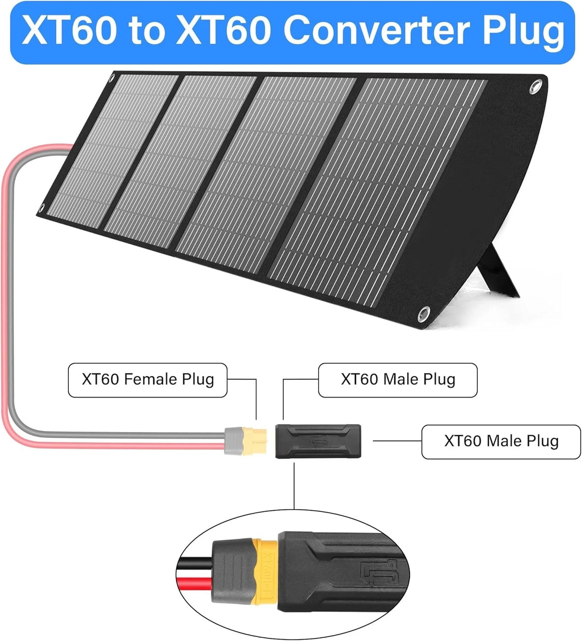 SinLoon 2 Pack XT60 Male to Connector Adapter Wireless for...
