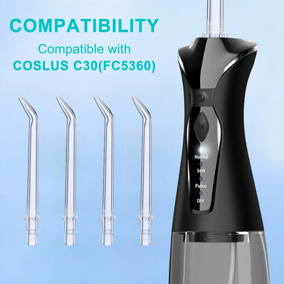 Replacement Tips for COSLUS FC5360 Water Flosser, Flosser Clear