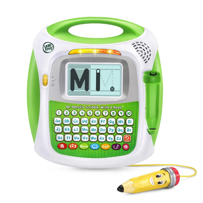 LeapFrog Mr Pencil's Scribble Write and Read, Green 7.7" x 8.6" x 2",