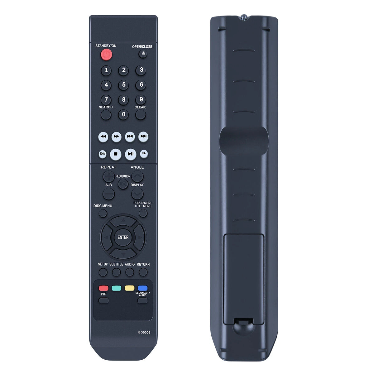 BD003 Remote Control For Insignia DVD Player NS-WBRDVD2 NS-WBRDVD2-CA