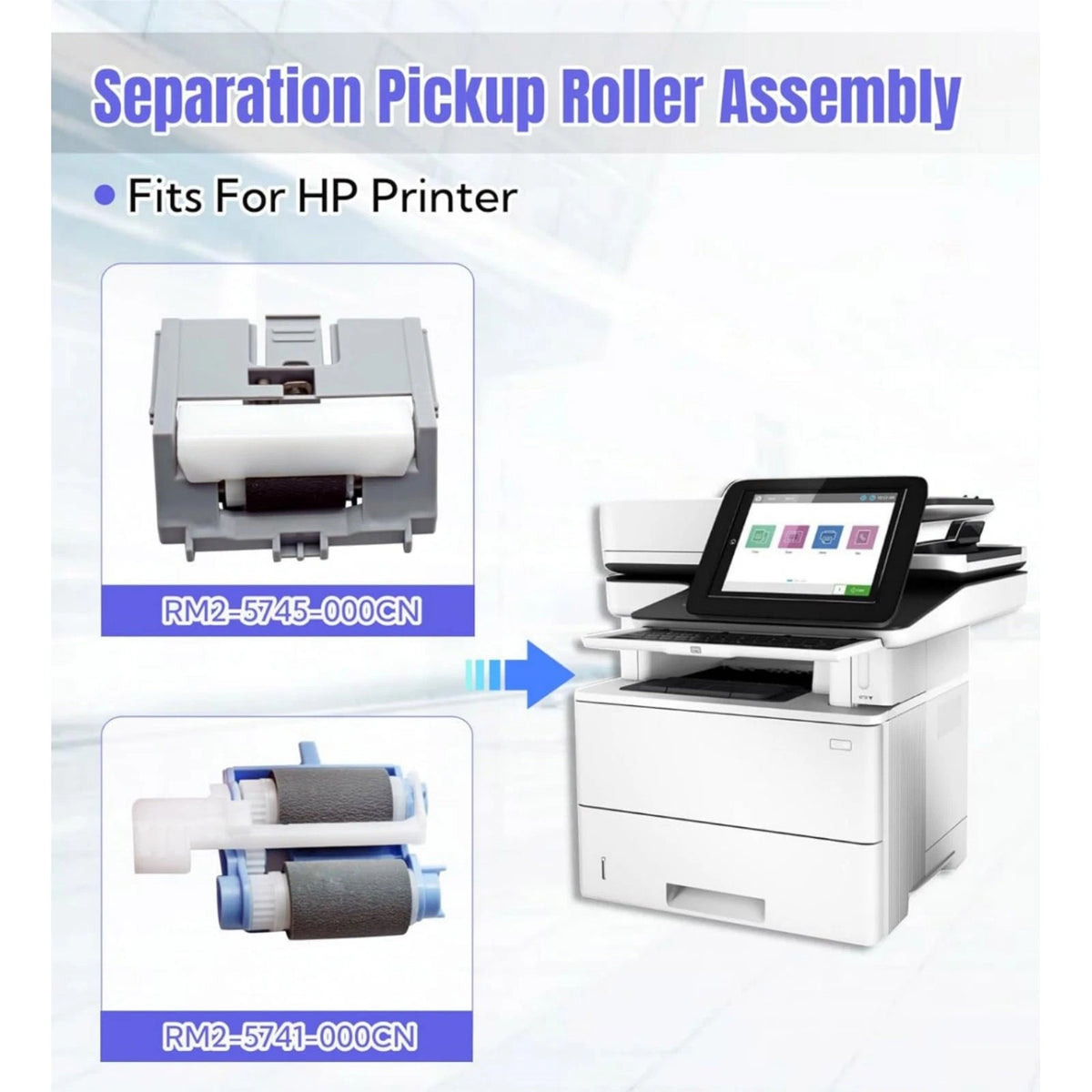 RM2-5745-000 RC4-4346-000 Pickup Separation Roller Assembly For HP M426 M427