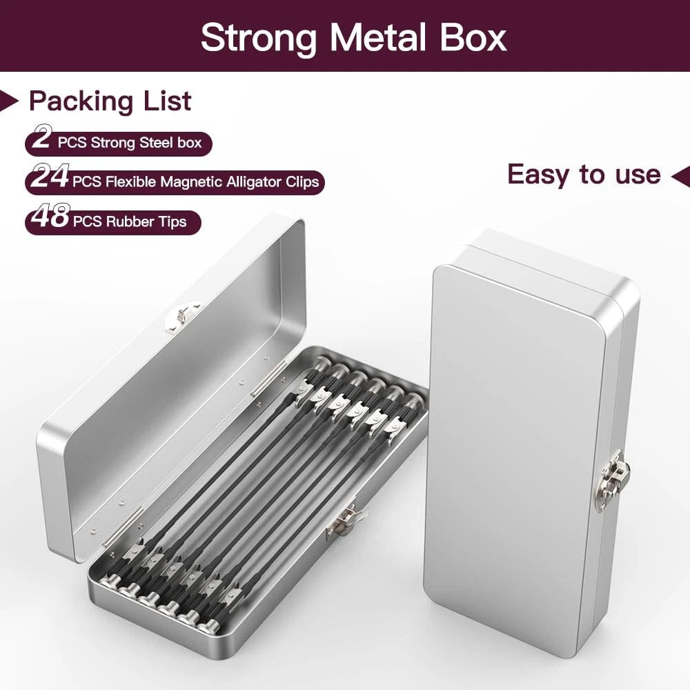 Madmagic 2pcs Metal Painting Stand Base Holder with 7.99 X 3.23 X 1.3 Inches
