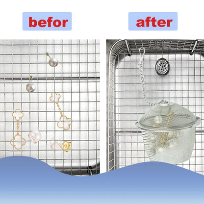 5 Pcs Ultrasonic Cleaner Baskets Stainless Steel Cleaning, 3.4 Inch