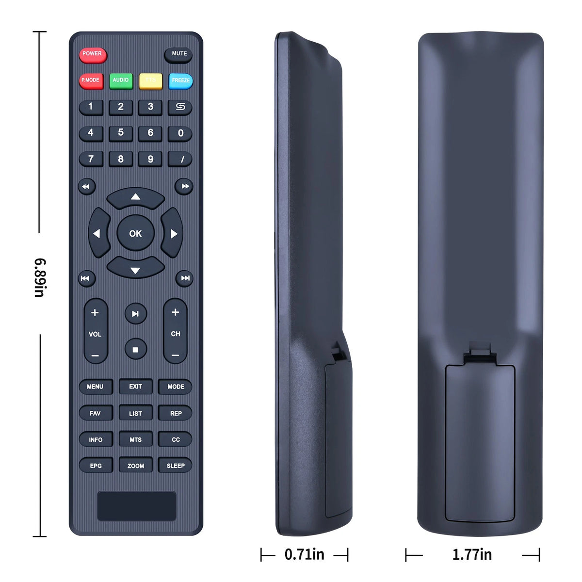 Remote Control For Supersonic SC-2812 12-inch Portable LED TV,Tyler TTV705-14