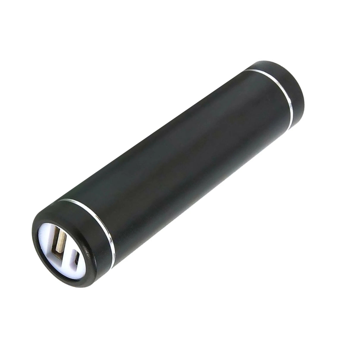 1*Black Alloy Mini 5V USB Power Bank Case Set 18650 Flat Top Battery Charger Box