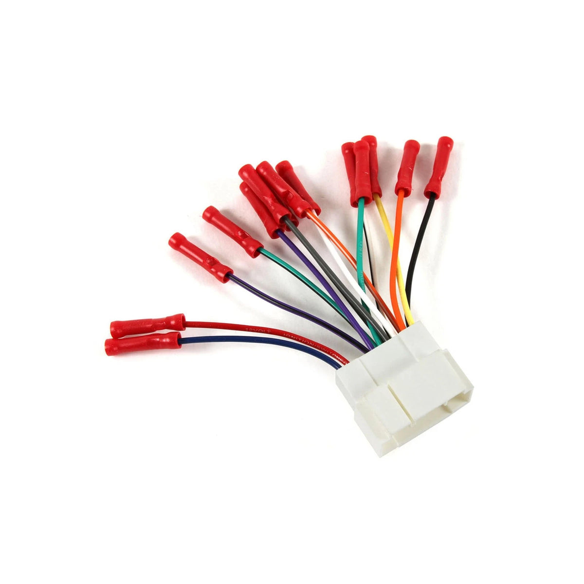 Scosche HA08BCB Aftermarket Radio Wiring Harness with Crimp Connectors for...