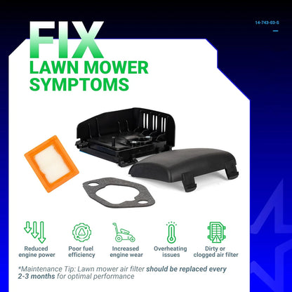 High Quality 14-743-03-S Air Filter Cover Base Cleaner Kit For Kohler Mower