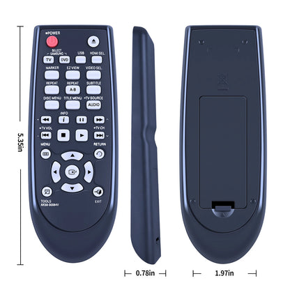 AK59-00084V Remote Control For Samsung DVD Player DVD-C550 DVD-D530