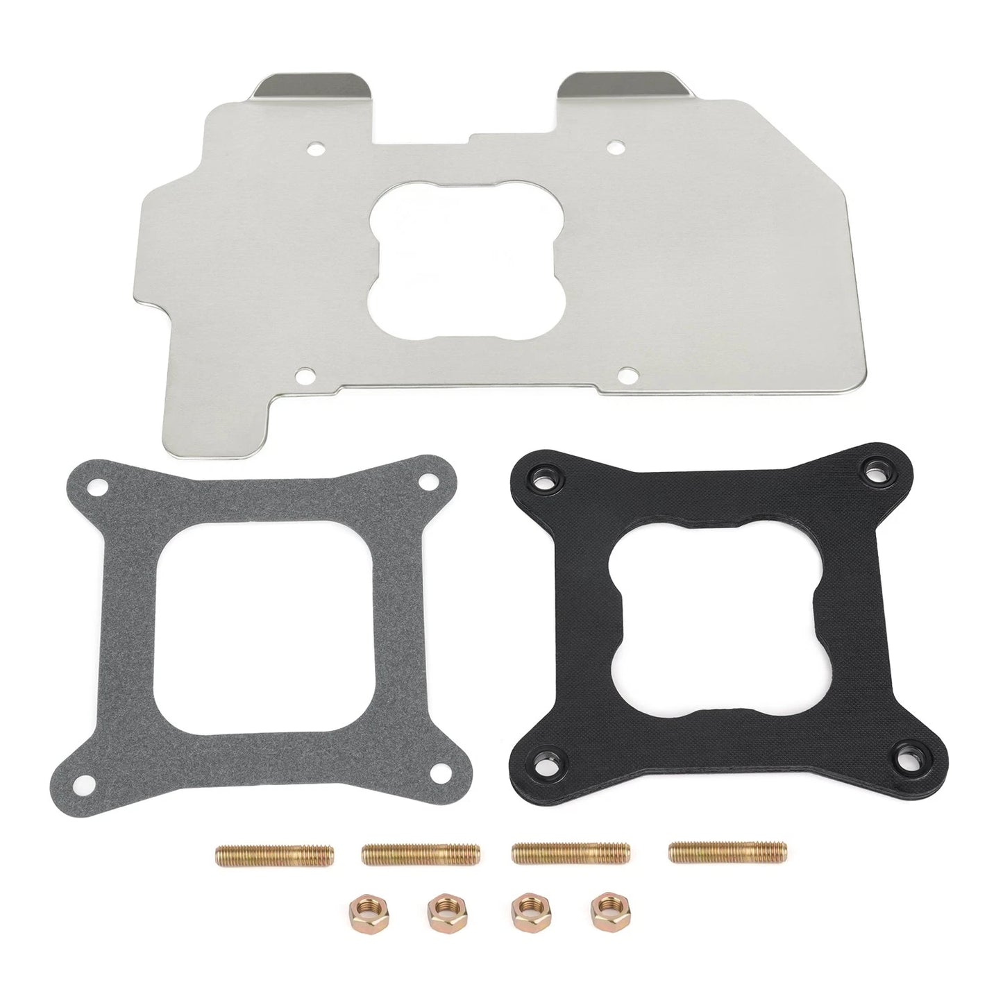 Carburetor Heat Shield Kit Spacer Gasket Insulator Aluminum Shim 108-70