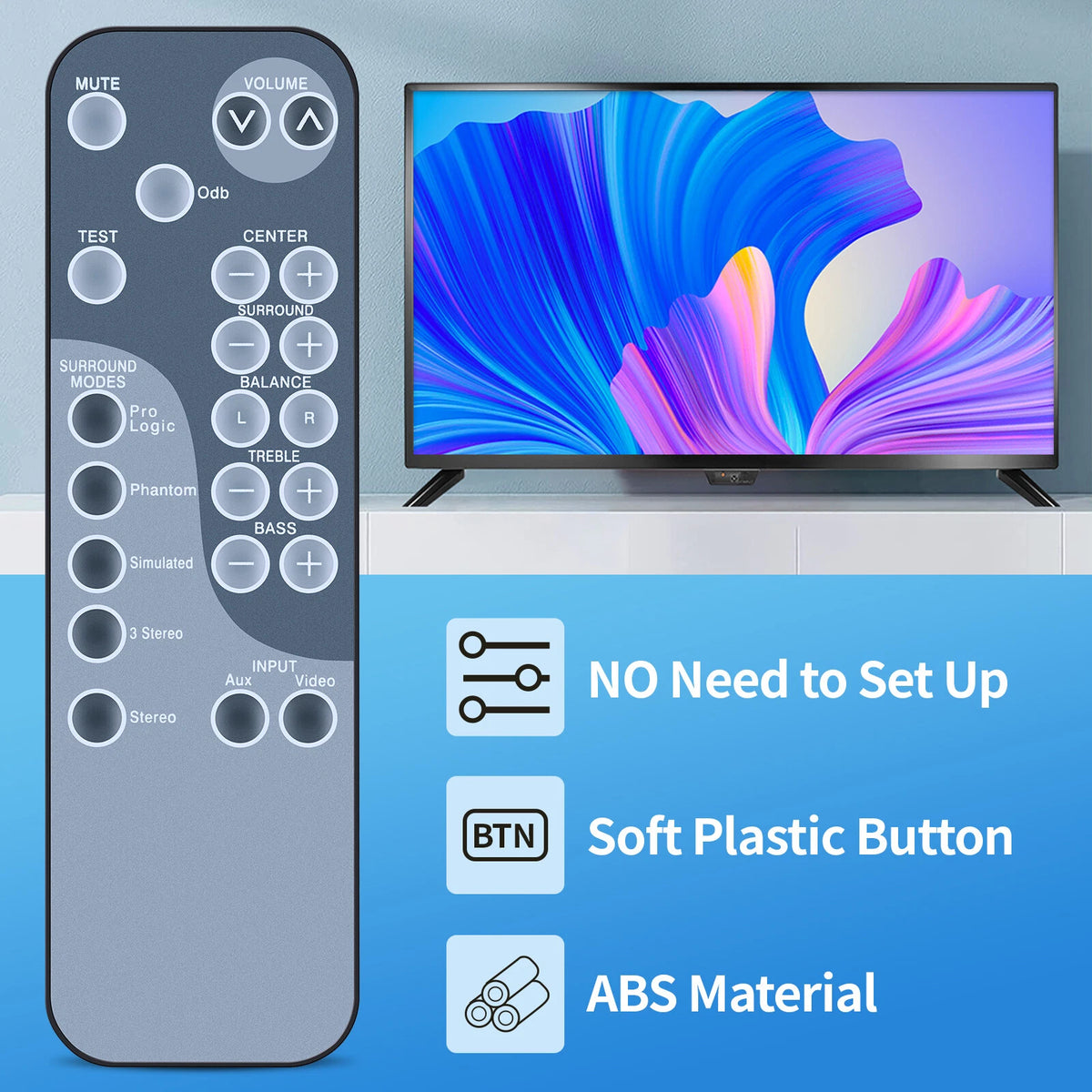 Replacement Remote Control For JBL SUB300 Simply Cinema Only for ESC300 System