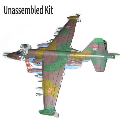 1:33 Sukhoi Su-25 Attack Aircraft Frogfoot Fighter Paper Unassemble Gifts