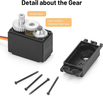 daitoku Upgrade Metal Servo for MJX Hyper Go 14701B H14BM 14209 14210...