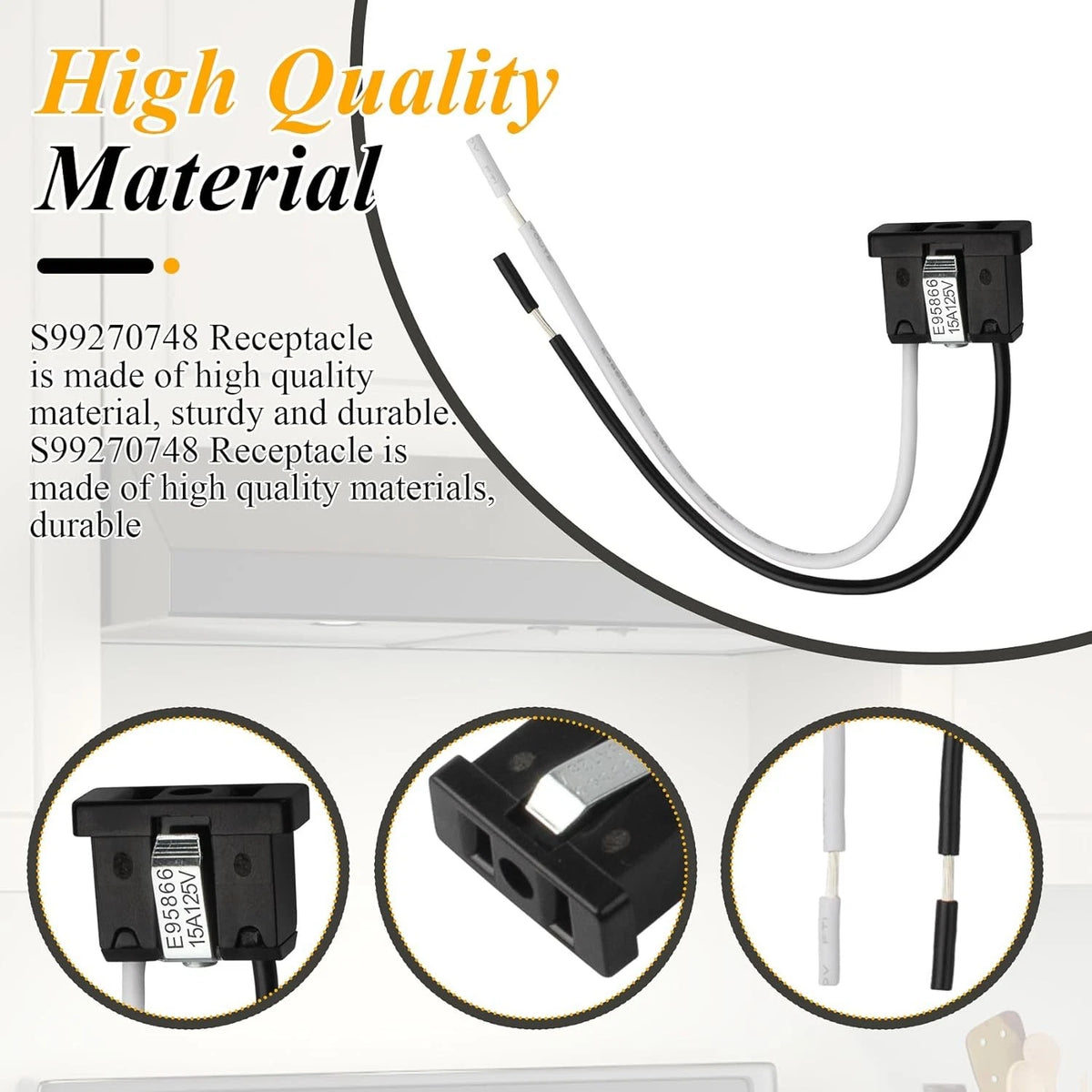 S99270748 Receptacle Exhaust Fan for Broan Fan, Bathroom vent fans...