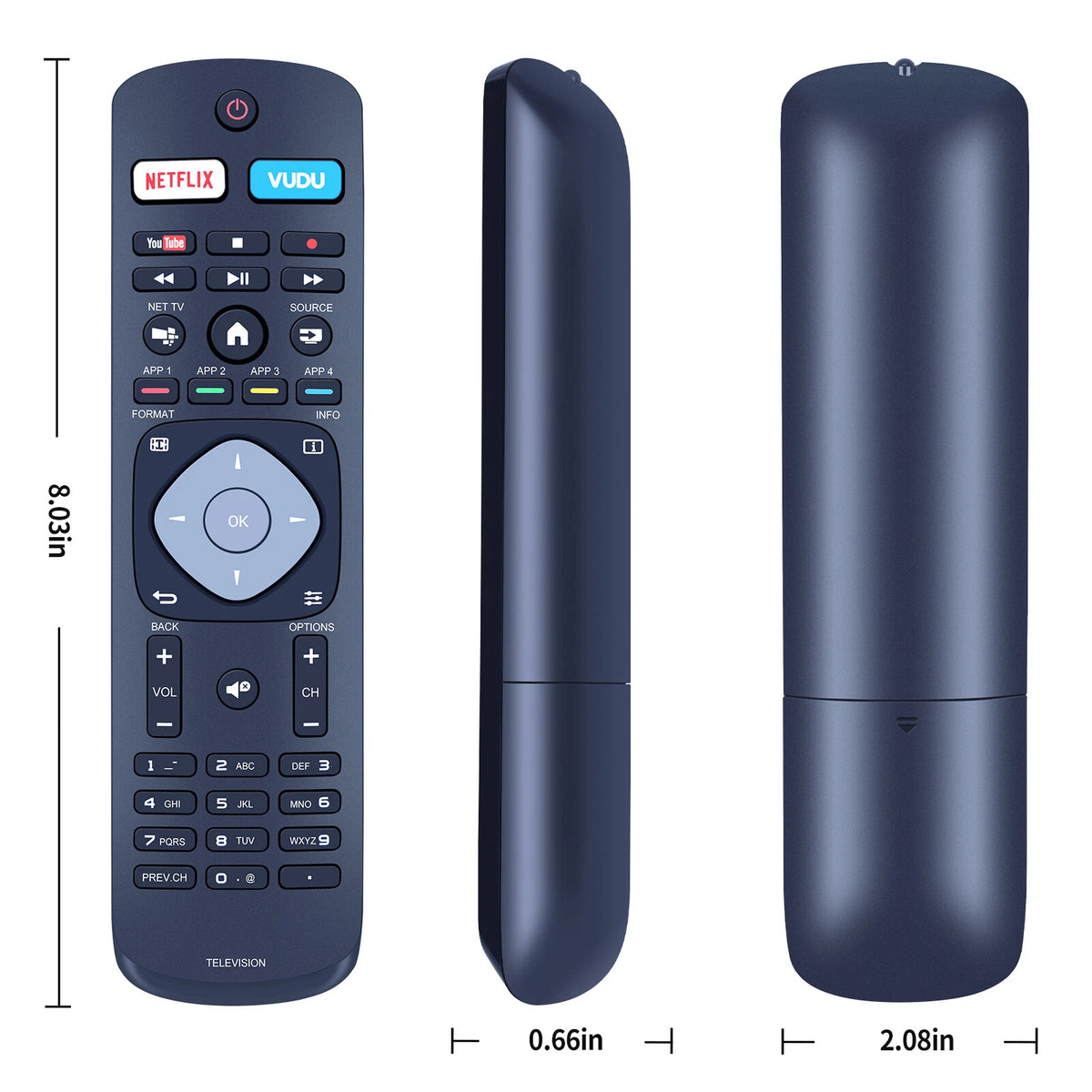 Remote Control For Philips 4000 7000 Series TV 55PFL4901/F7 55PFL7900/F7