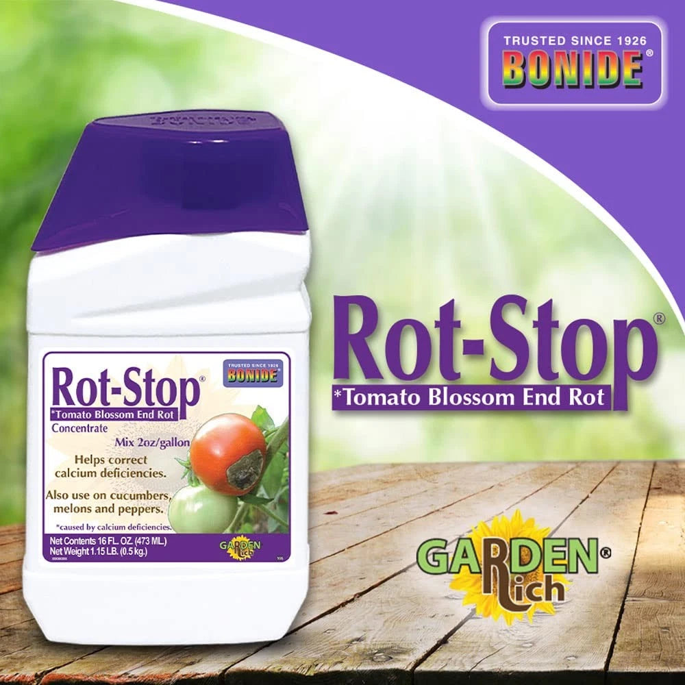 Bonide Rot-Stop Tomato Blossom End Rot, 16 oz Concentrated 16 oz, Brown/A