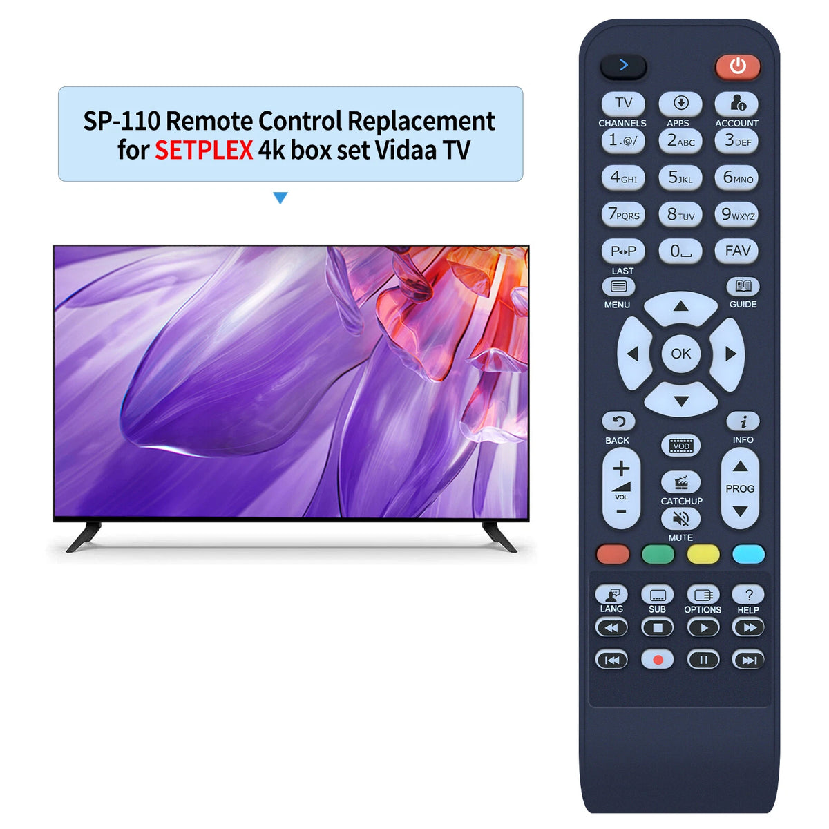 Remote Control For Airties 7200, 7200i, 7120, 7100 Digiturk Play IPTV Kumanda
