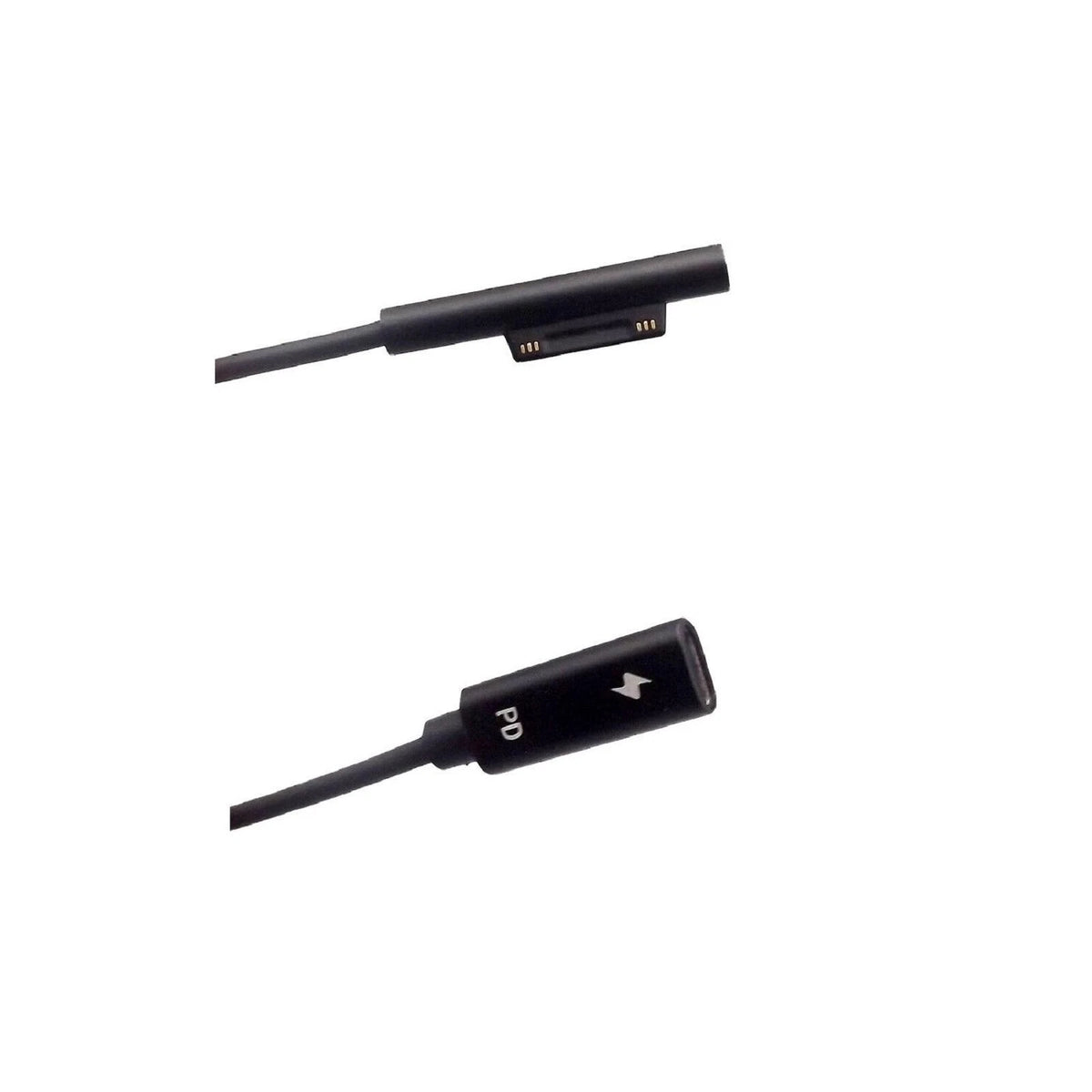 USB Type C DC Magnetic Plug Charging Cable For Microsoft Surface Pro 4 5 6 Go
