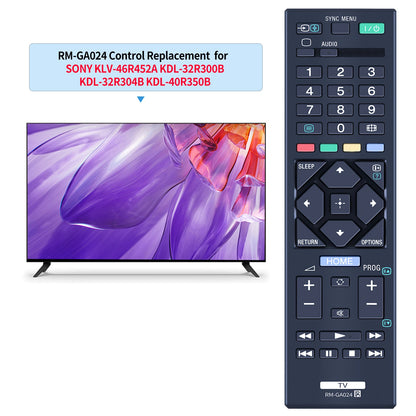 RM-GA024 Replacement Remote Control For Sony KLV-46R452A KDL-32R300B