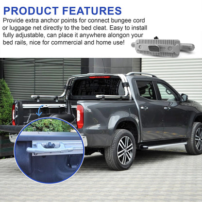 For 2016-2024 Nissan Titan Cargo Tie Down Cleat Replace 999T7-W3900 (4-Piece)