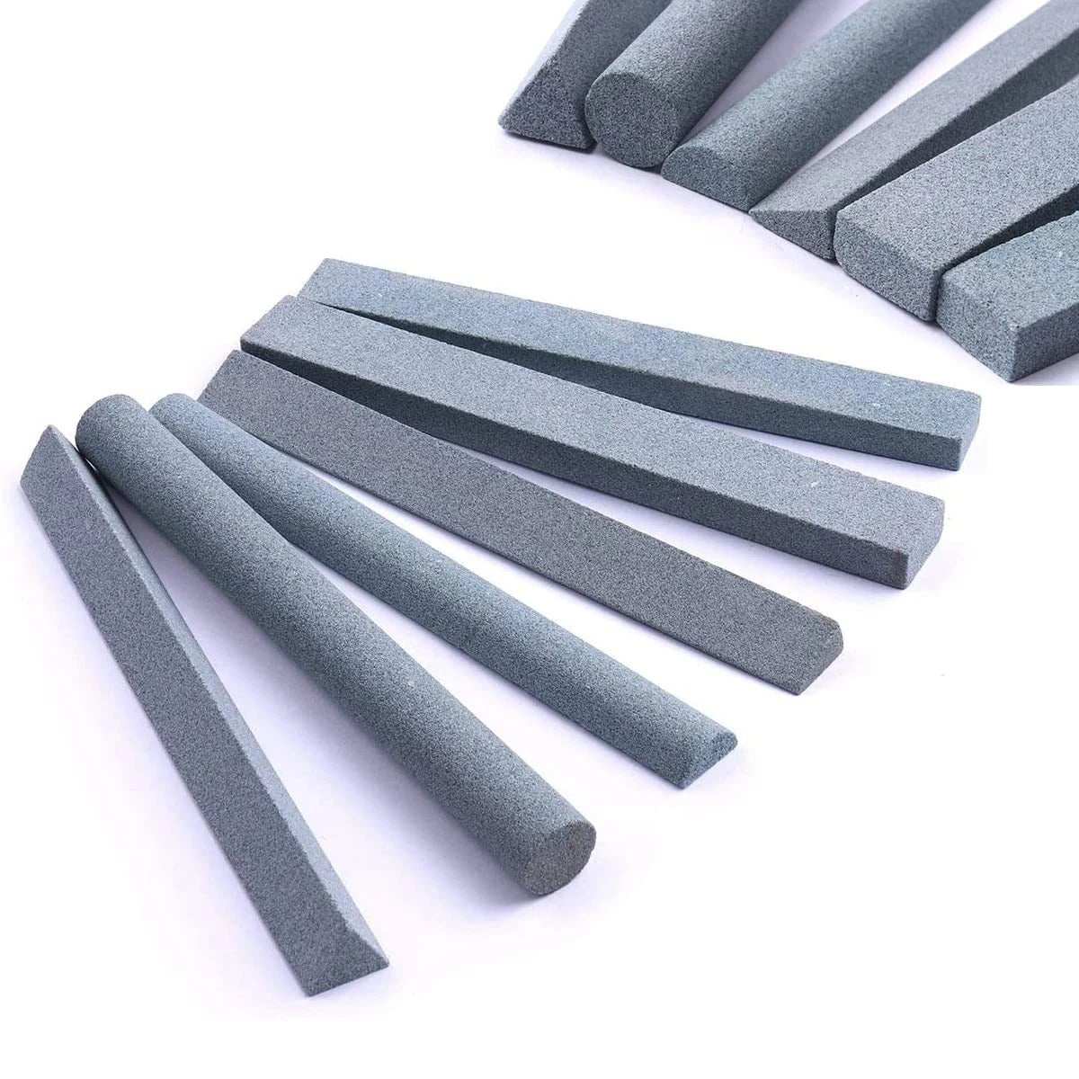 CBRIGHT Sharpening Stone Set,6pcs 180# green carbon whetstone-short, Green