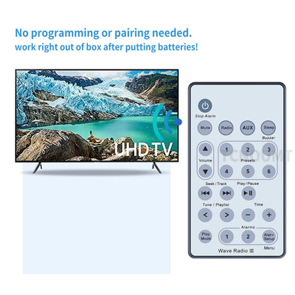 Replacement Remote Control For Bose Wave Radio III white
