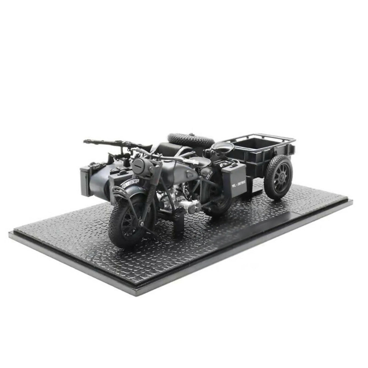 1/24 Scale Plastic German WWII R75 Panzerfaust 30 Motorcycle Model Toy For Kids