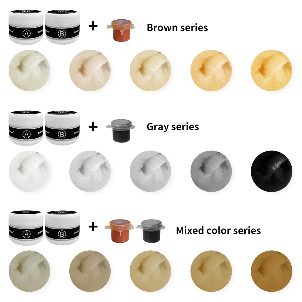 Tub and Fiberglass Shower Repair Kit White Arctic Biscuit Almond Black Bone
