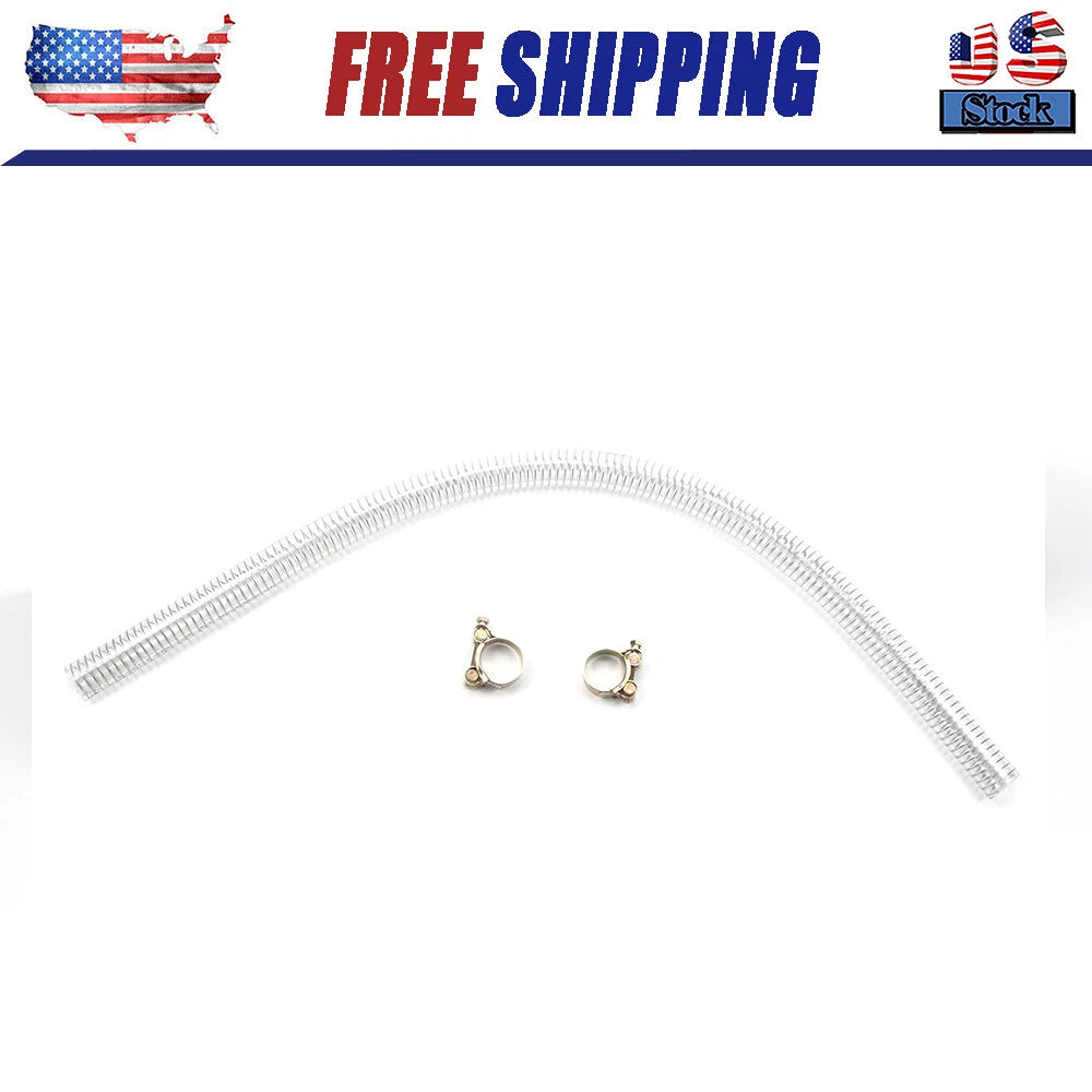 Log Splitter Suction Hose, 36" Length, 1" ID, W/Worm Gear Hose Clamps