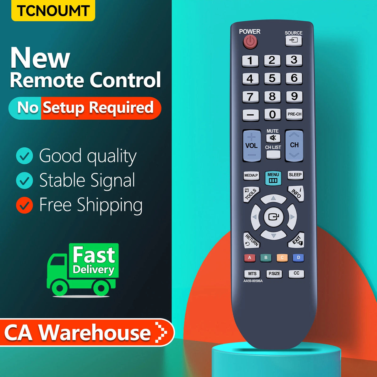 AA59-00506A Remote Control For Samsung TV PN43D450A2D PN51D440A5D LN19D450G1