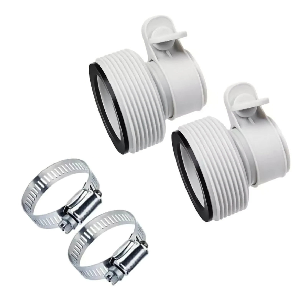 2x 1.25" to 1.5" Type B Hose Adapter Connector For Bestway Coleman Intex