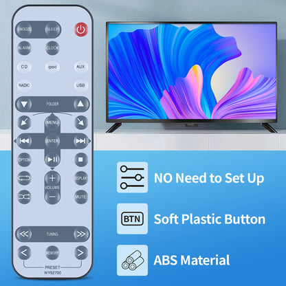 WY92700 Remote Control For Yamaha Micro CD Receiver TSX-112ML TSX-112BL