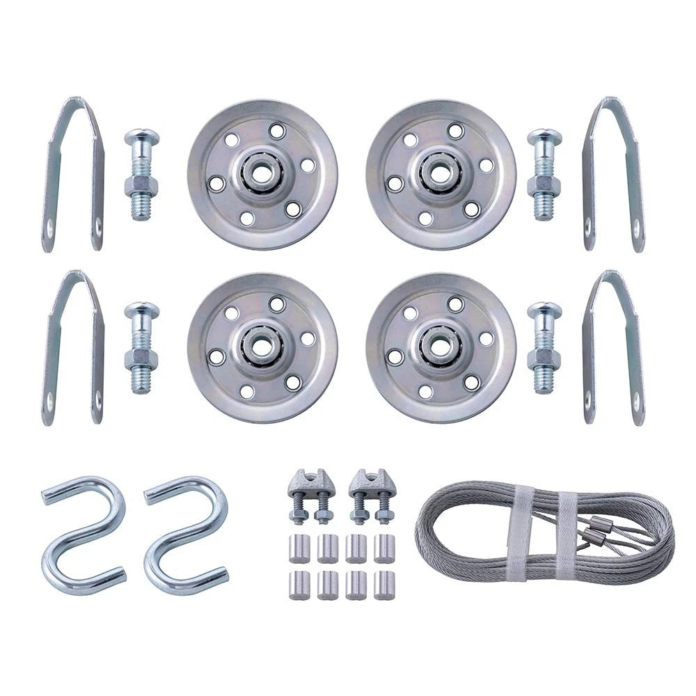 HOME MASTER HARDWARE Cable and Pulley Replacement Kit - 4pcs 3" Pack of 1