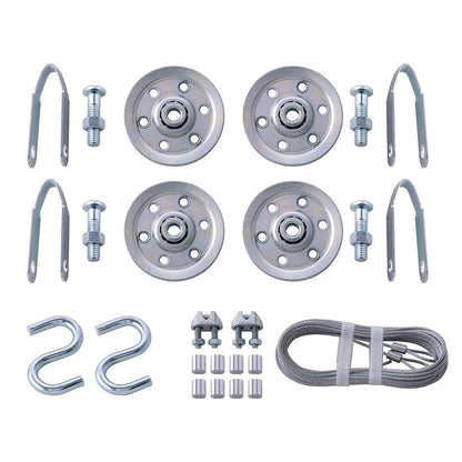 HOME MASTER HARDWARE Cable and Pulley Replacement Kit - 4pcs 3" Pack of 1
