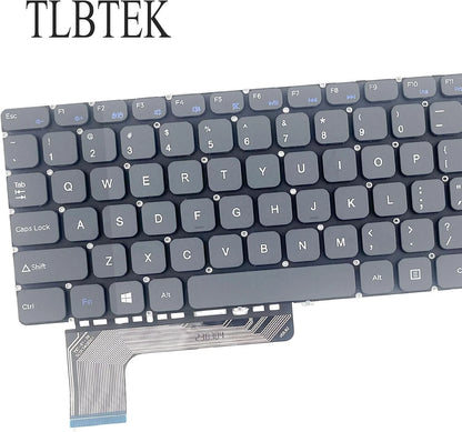 TLBTEK Keyboard Replacement Compatible with Gateway GWTN156-11BK Gray