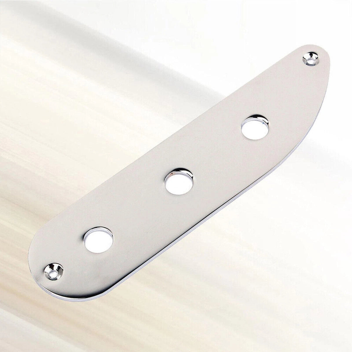 3 Holes Electric Guitar Bridge Switch Control Plate for TELE Style Bass Guitar
