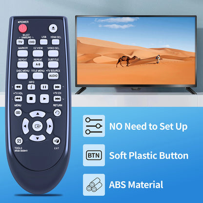 AK59-00084V Remote Control For Samsung DVD Player DVD-C550 DVD-D530