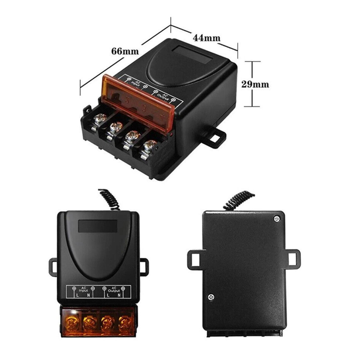 433 MHz Wireless Remote Control Switch AC 110V-240V 30A RF Relay Receiver
