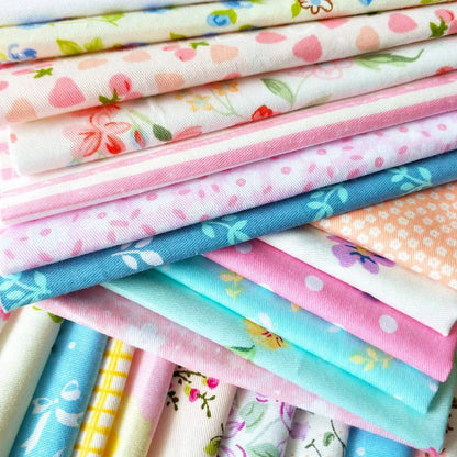 flic-flac 25pcs 12 x 12 inches (30cmx30cm) Cotton Fabric Squares